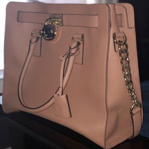 Pink Michael Kors purse (large)